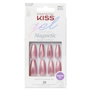 Kiss Gel Fantasy Magnetic Long Length Nails  - West Coast